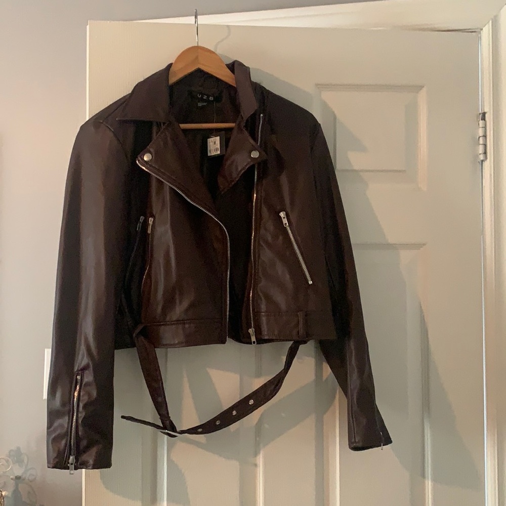 Urban Planet Brown Leather Jacket